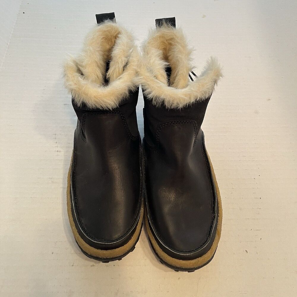 Merrell Womens Tremblant Pull On Polar Boot 9.5 Waterproof Black Leather